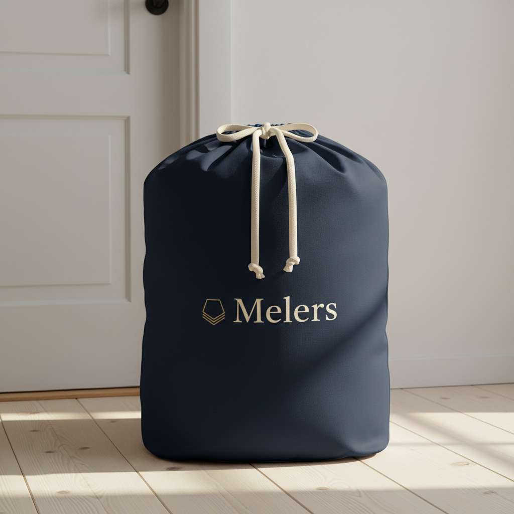 Melers delivery bag at doorstep